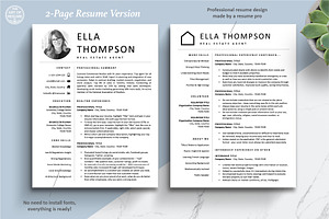 Resume CV Architect, Real Estate