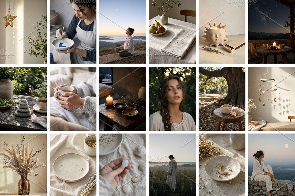 Celestial Aesthetic Stock Photo, a Holiday Photo by Selenique Studio (Photo 9 of 11)