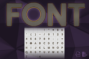 MS Diamond Bitmap Font & PNGs