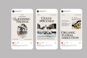 White Minimal Wedding Instagram Post, a Social Media Template by Neermana (Thumbnail 3 of 4)