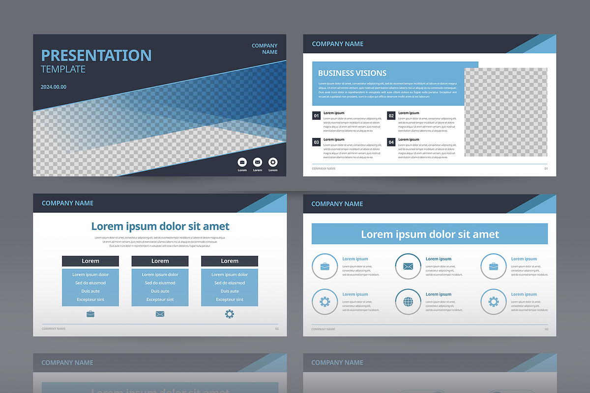 Minimal Business Presentation Template preview 5
