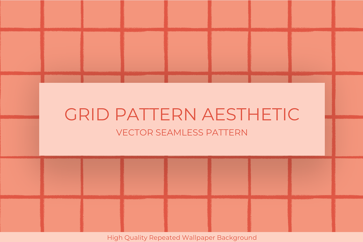 Aesthetic Grid Seamless Pattern, a Pattern Graphic by Marketello Studio (Photo 1 of 16)