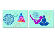 12 Asanas Posters, a Stationery Template by Anliveda (Thumbnail 2 of 6)