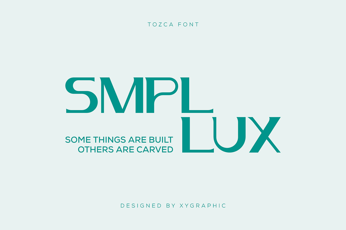 Tozca - Simple Luxury Typeface, a Serif Font by xyGraphic (Photo 2 of 10)