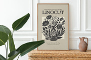 Linocut | Poster Builder, an Object Graphic by KetteCreate (Thumbnail 11 of 14)