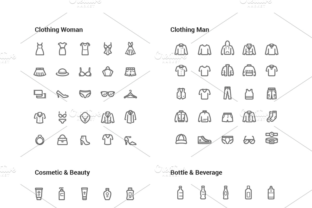 1500 Line Icons Pack, an Outline Icon by WORAKAMON Design Studio (Photo 12 of 18)