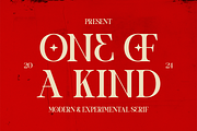 One of a kind | Serif font, a Serif Font by Taboja Studio (Thumbnail 2 of 11)