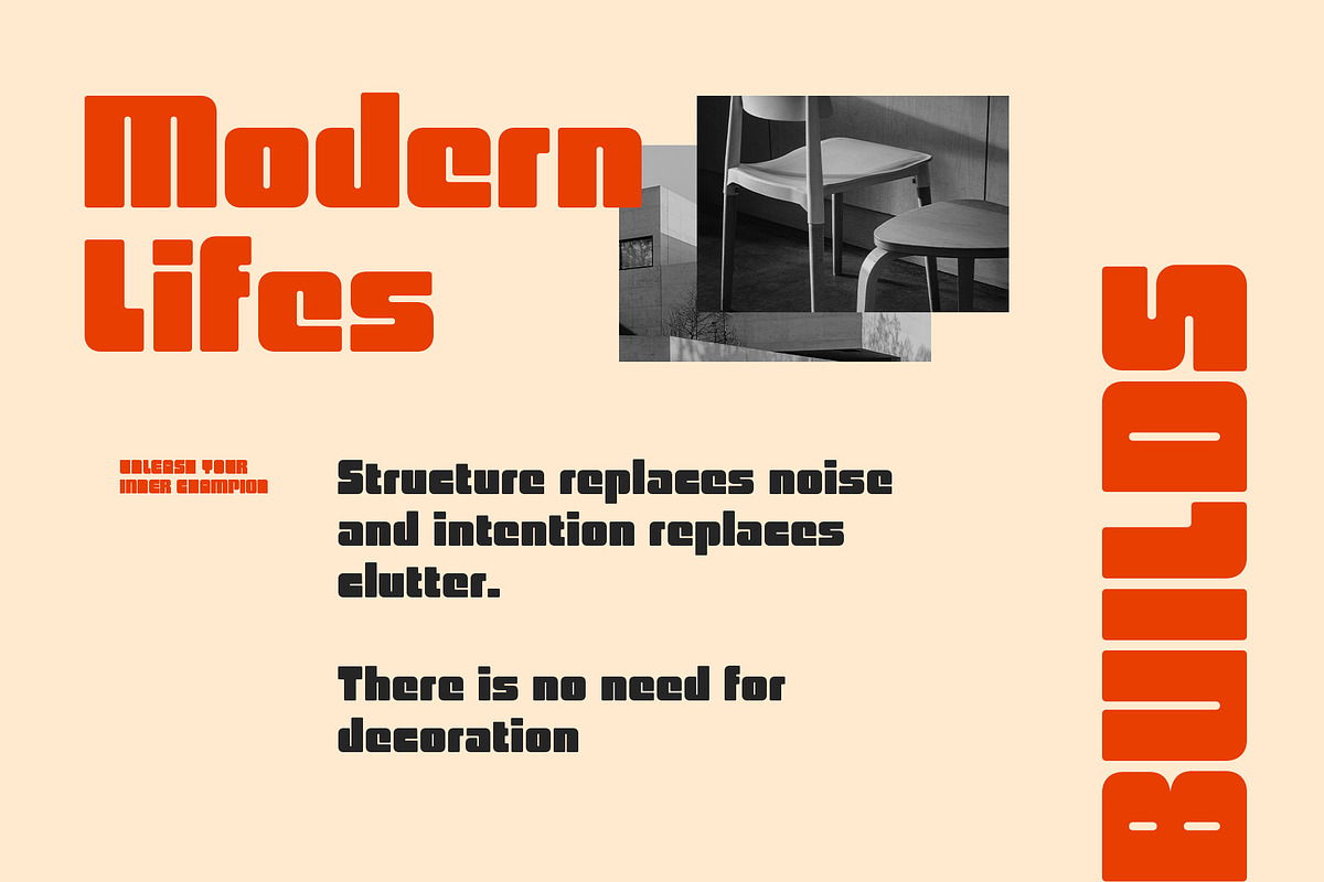 CS Aftone – Bold Font, a Sans Serif Font by Craft Supply Co. (Photo 3 of 8)