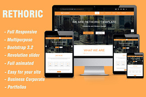 RETHORIC- Multipurpose template