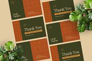 Padilone - Thank You Card, a Print Template by Fannan Studio (Thumbnail 2 of 3)