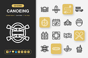 Canoeing Icons, an Icon by Spacepixel Creative (Thumbnail 1 of 3)