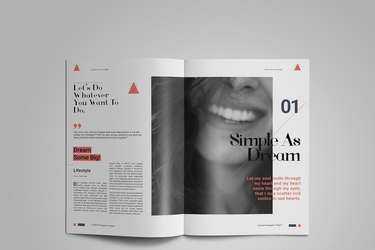 Lieutenant Magazine, a Magazine Template by Elite_Standard (Photo 4 of 14)