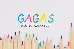 Gagas - Playful Display Font