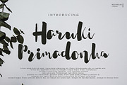 Haruki Primadonha, a Script Font by MissinkLab Studio (Thumbnail 1 of 12)