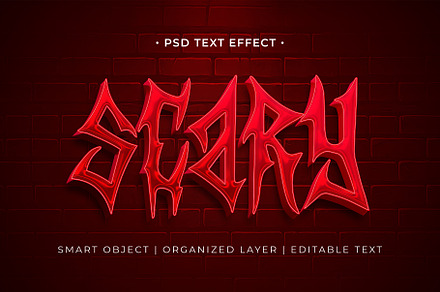 Scary Text Effect