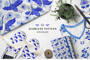 Blue Garden floral collection, an Object Graphic by DariSmartArt (Thumbnail 8 of 11)