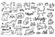 Cute cat illustration, an Animal Illustration by Magic & Dreams (Thumbnail 2 of 3)