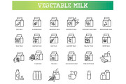 Alternative Milk, Vegan Milk, an Object Illustration by Tettygreen (Thumbnail 1 of 3)