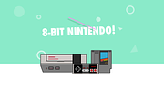 80s Retro Vector Illustration Pack, an Object Graphic by Dustin Weeres (Thumbnail 5 of 10)