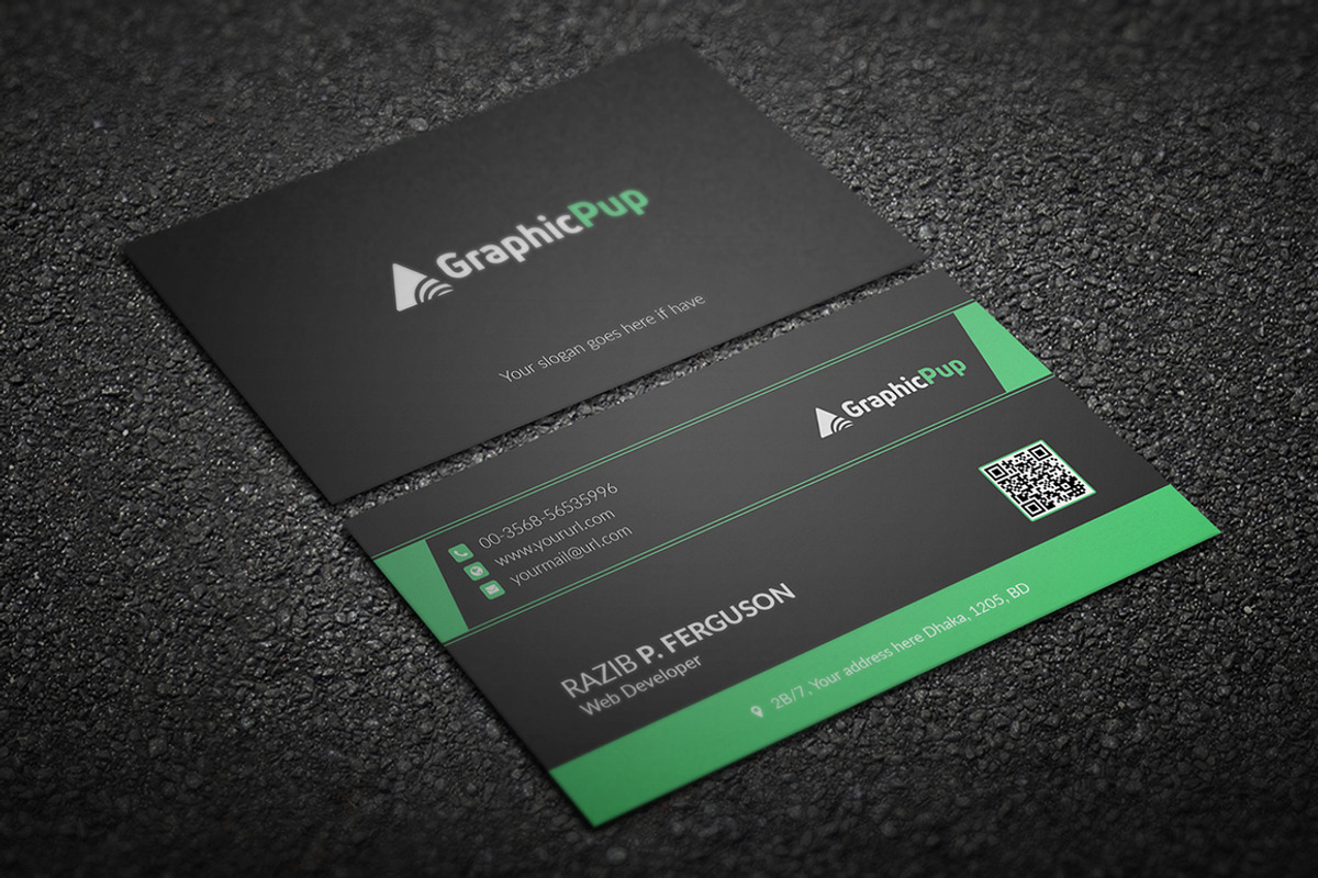 Clean Business Card, a Business Card Template by Rongmistiry (Photo 4 of 7)