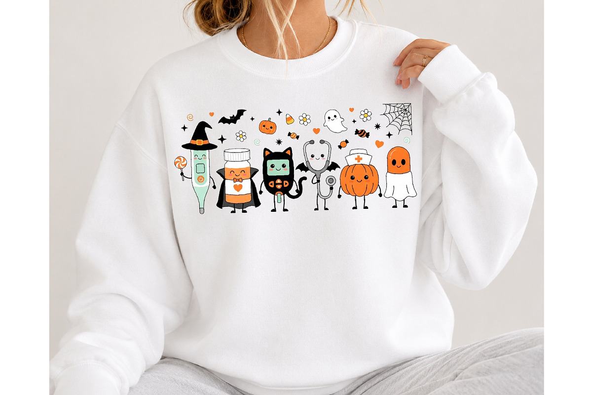 Spooky Nurse Halloween PNG, a Seasonal Illustration by DreamCafeArt (Photo 4 of 7)