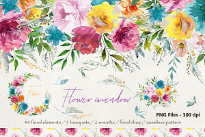 PNG Files Flower Meadow 7