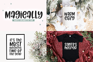 Christmas Font Bundle 10 Fonts