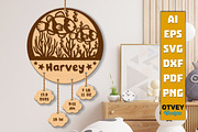 Newborn Baby Personalized Sign, an Object Graphic by OTVEY DESIGN (Thumbnail 10 of 13)