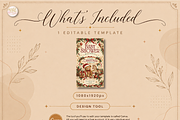 Christmas Baby Shower Canva Template, a Marketing Template by KennedyStudio (Thumbnail 6 of 6)