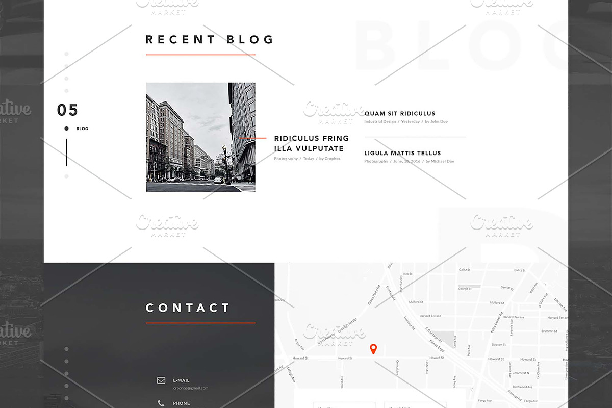 Vanzer Portfolio Website Template, an UI Kit Template by INDERNEILk (Photo 4 of 4)
