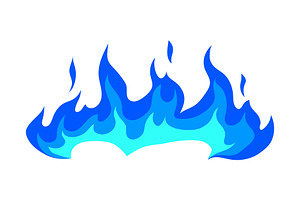 Illustration of stylized fire.