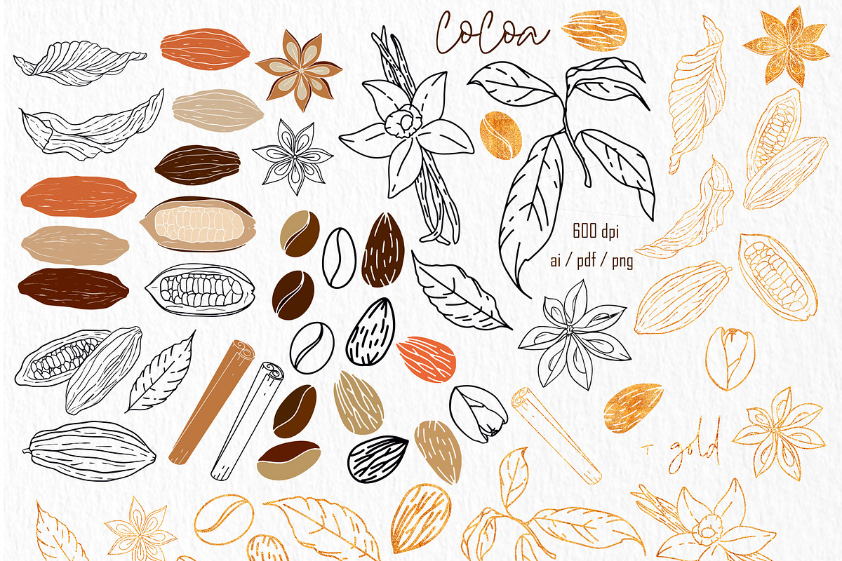 LINE ART COLLECTION DARK SKIN BEAUTY, a Food Illustration by ArtOLB (Photo 11 of 11)