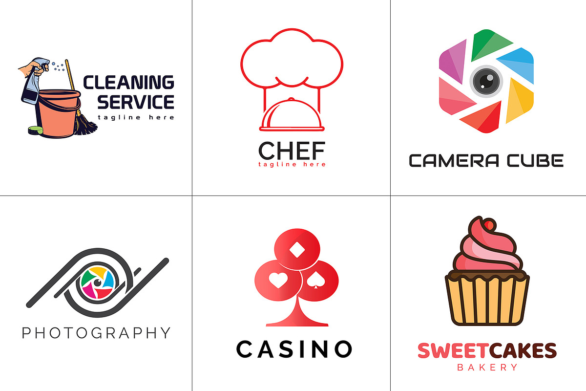 800+ Professional Logos Bundle, a Branding & Logo Template by Design Forest (Photo 40 of 48)