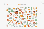 Summer Days | Vector Stickers Pack, a Decorative Illustration by Nutalin Art (Thumbnail 3 of 16)