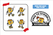 Notepad Mascot Characters, an Object Illustration by Allmostudio (Thumbnail 5 of 5)