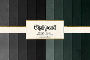 20 Chalkboard Texture Digital Papers