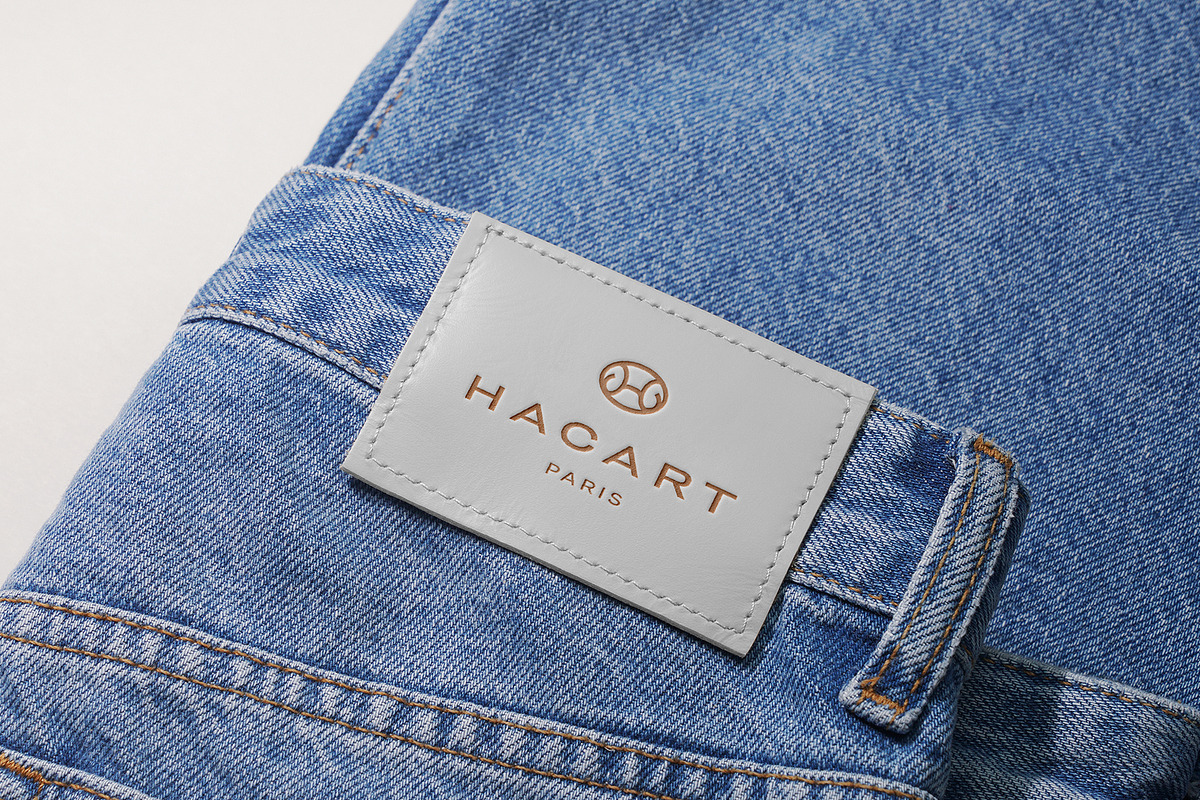 Logo Mockup Label Jeans Pants, a Hoody Mockup by Asylab (Photo 5 of 7)