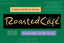 Roasted Cafe Handwritten Brush