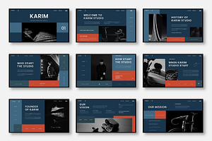 Karim - Business Google Slide Templa, a Presentation Template by Dens Creative Studio