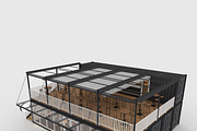 3D Model Container Cafe 15, an Architecture 3D Model by SR 3D Visual (Thumbnail 18 of 21)