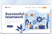 Landing page templates, an Education Illustration by Creative Graphics (Thumbnail 11 of 12)