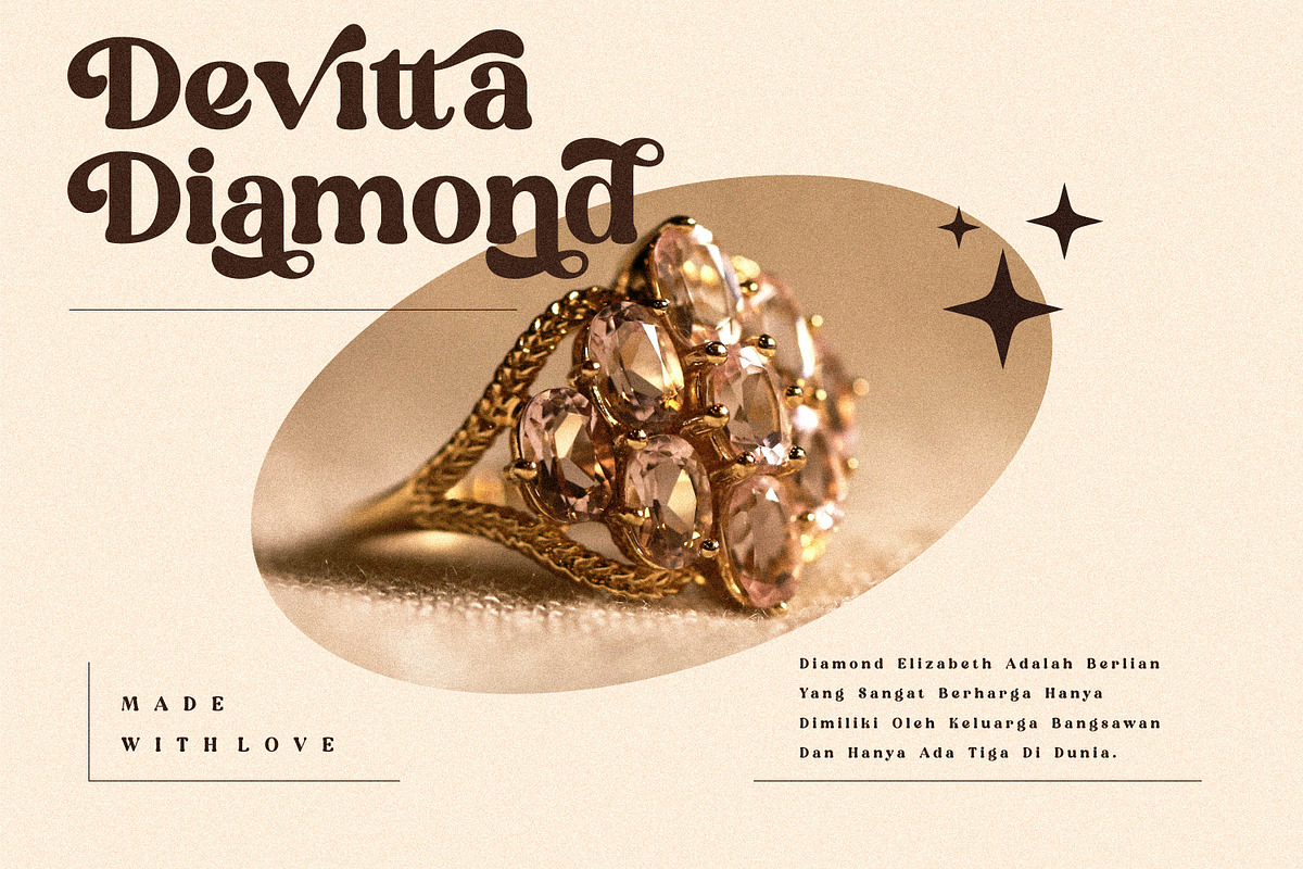 Devitta Classy Bold Serif Font, a Script Font by Storytype Studio (Photo 4 of 8)