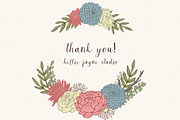Vintage Rustic Florals, an Illustration by Kellie Jayne Studio (Thumbnail 11 of 11)
