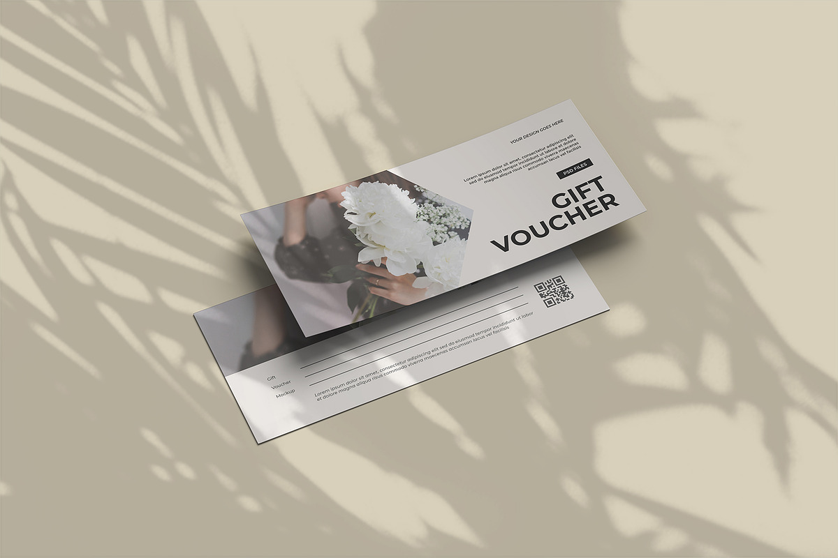 Gift Voucher Mockup, a Merchandise Mockup by graphicpages (Photo 9 of 17)