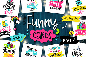 30 Funny Cards - Poster Collection!