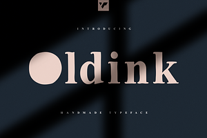 Oldink - Handwritten Serif Typeface