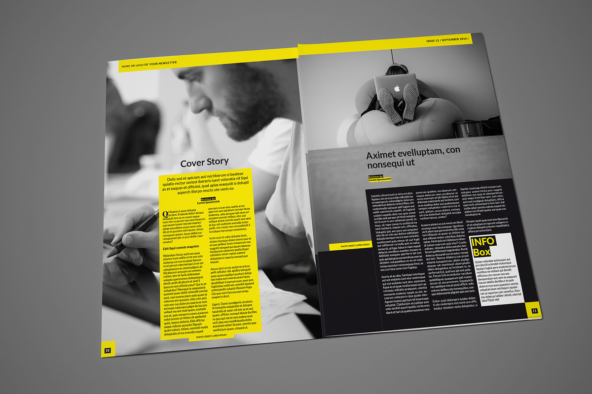 Startup Newsletter, a Brochure Template by IndieStock (Photo 5 of 5)