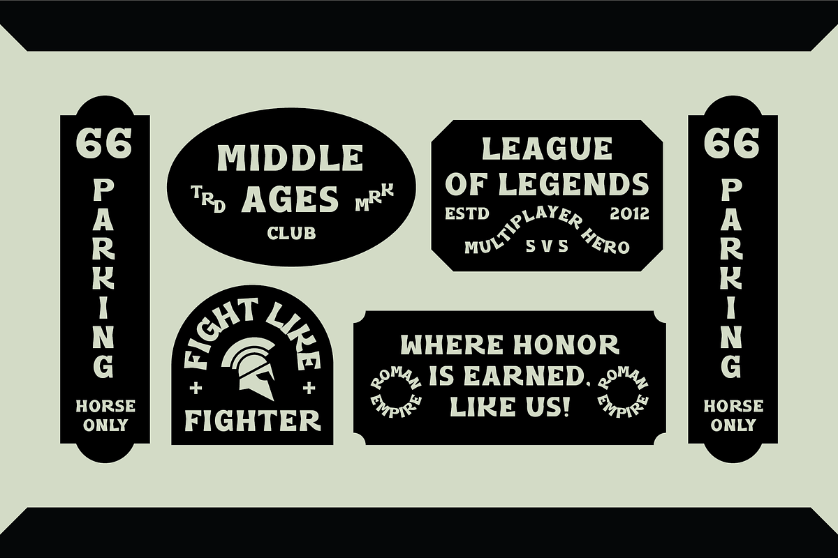 SFC Sparta, a Sans Serif Font by Skilline Supply Co. (Photo 5 of 7)