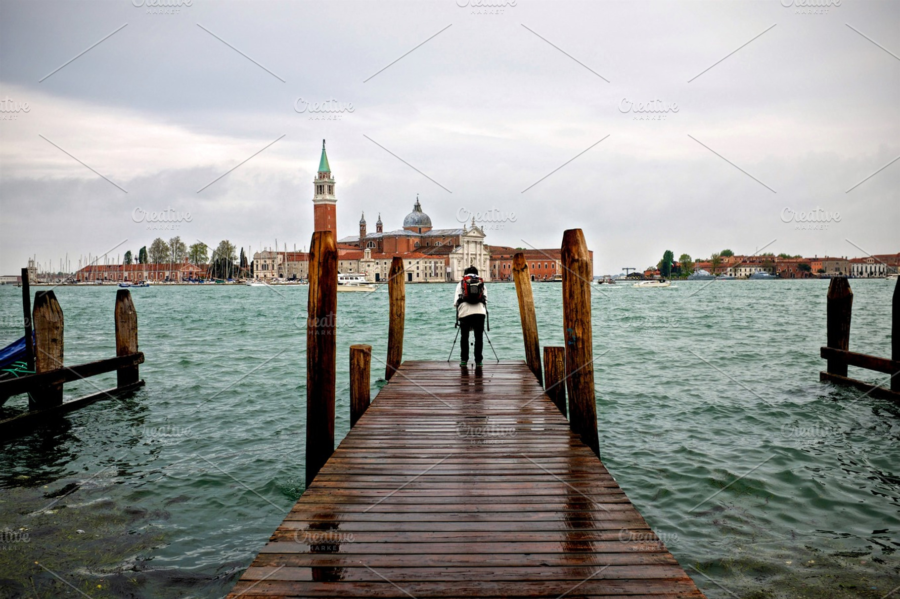 Lines lead to Venice, Italy, an Architecture Photo by hiddendepth