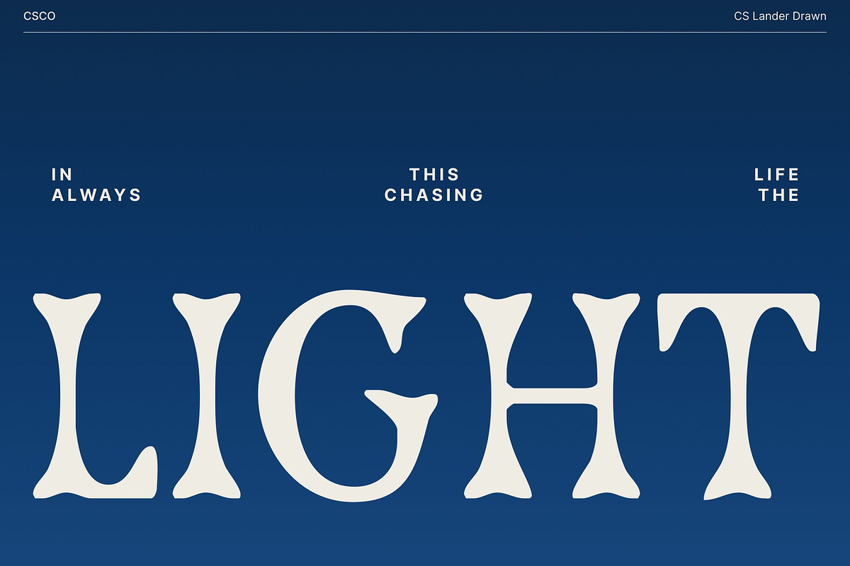 CS Lander Drawn, a Sans Serif Font by Craft Supply Co. (Photo 4 of 8)